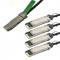 Cisco 40GBASE-CR4 QSFP to 4 10GBASE-CU XFP direct-attach breakout cable, 1-meter, passive