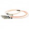 10 Gb, Active Optical Direct Attach Cable with 4 integrated SFP+ and 1 QSFP+ transceivers, 20m